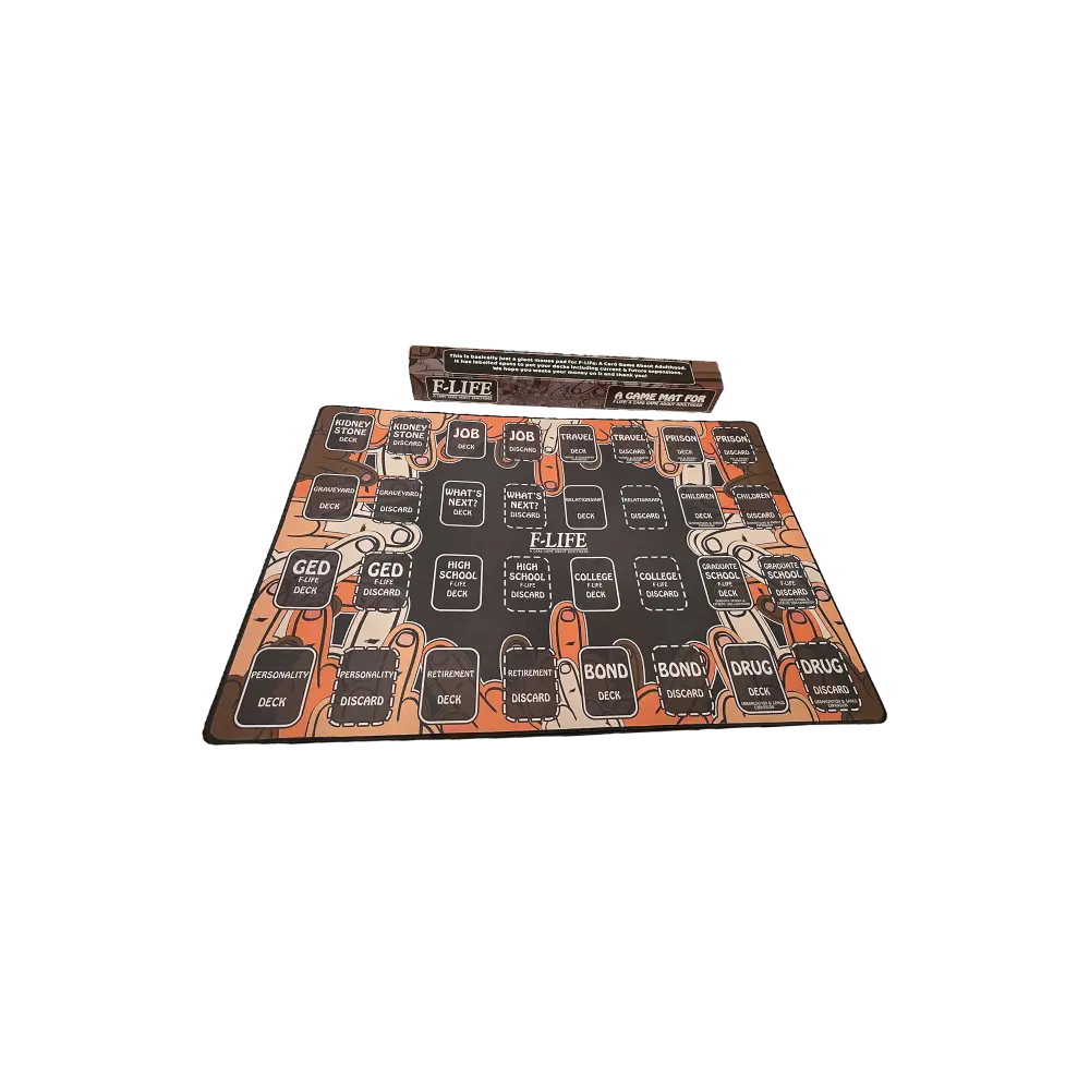 F Life Game Mat #1 Black Game Mat