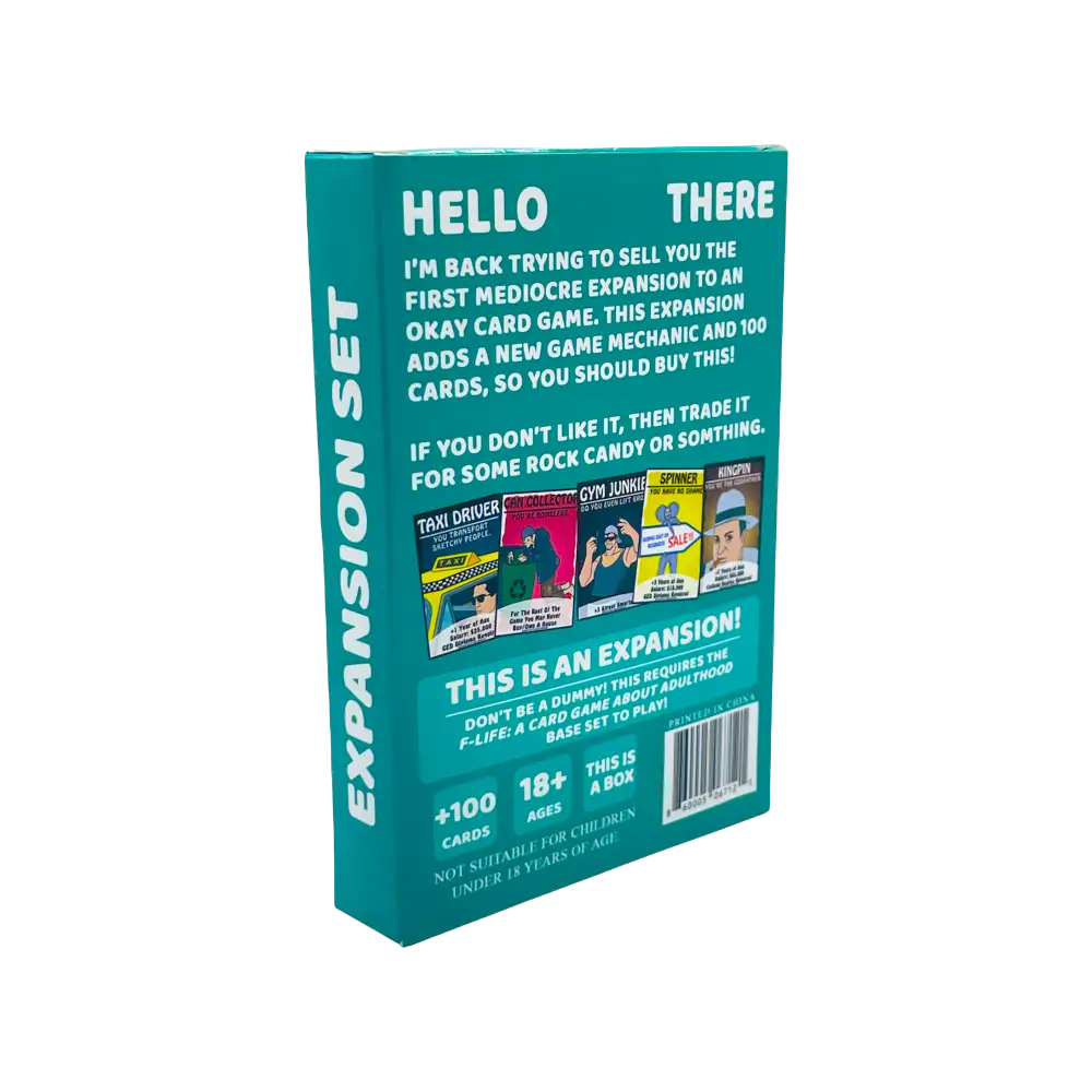 F Life: Urbanization & Gangs Expansion Pack #1 Card Games