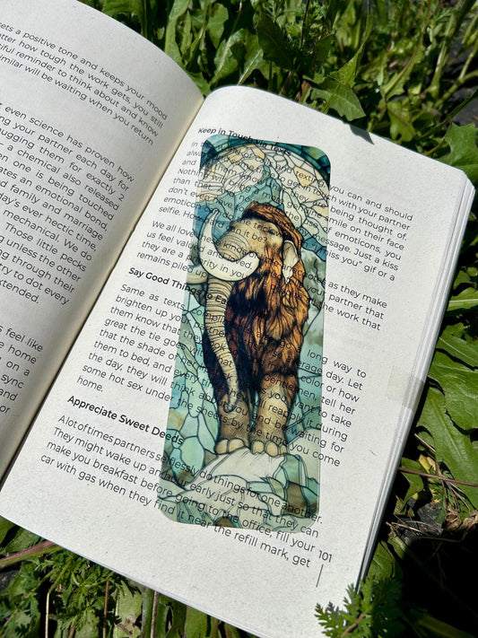 Woolly Mammoth Bookmark - Prehistoric Page Marker, Ice Age Gift, Unique Gift for Book Lovers, Paleontology Fan, Extinct Animal Art