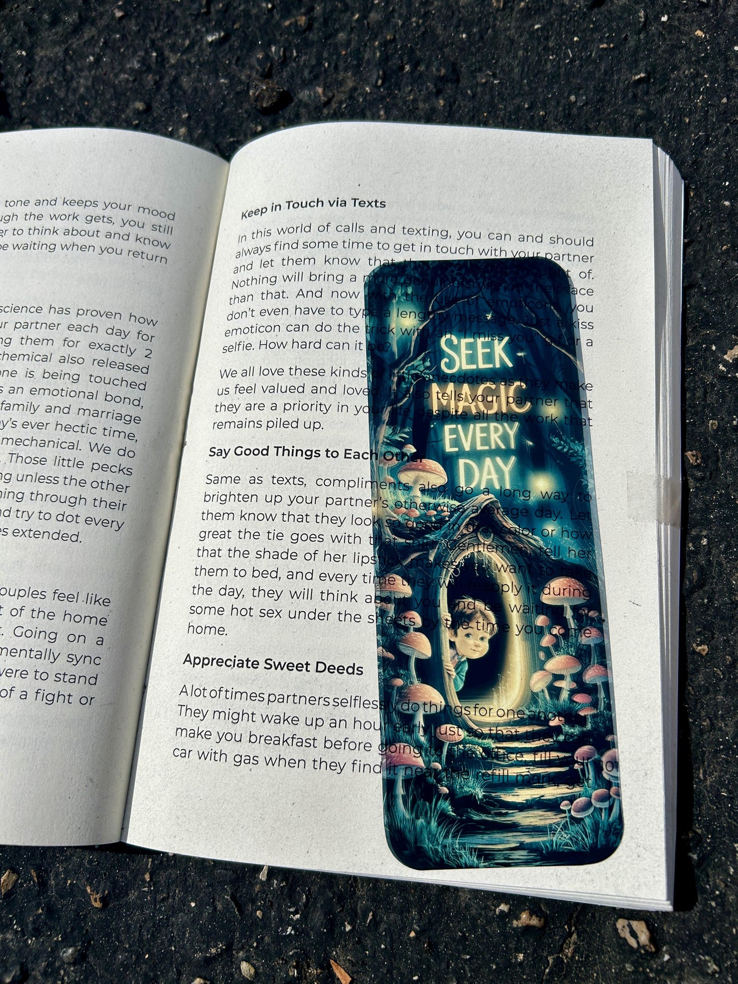 Seek Magic Everyday Bookmark – Whimsical Kids Reading Gift, Enchanting Fantasy Book Accessory, Inspiring Bookmark for Young Readers