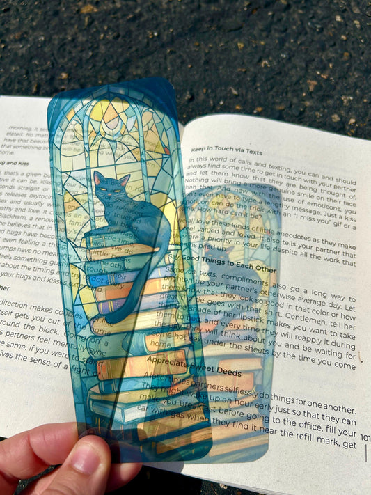 Mystical Black Cat Bookmark – Dark Academia Aesthetic, Perfect Gift for Cat Lovers & Bookworms