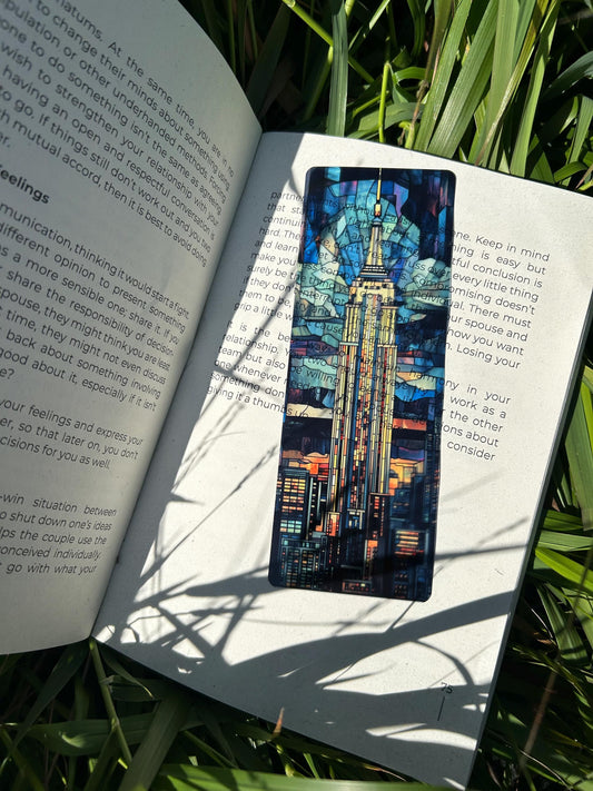 New York Bookmark - Empire State Building, Iconic Landmarks Bookmark, Perfect Souvenir Gift, Empire State Building