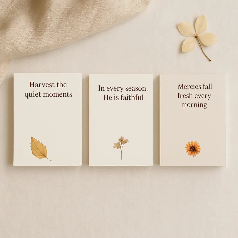 Faith & Grace Writing Bundle – 6 Piece Inspirational Notepad & Sticky Note Set | Faith Based Stationery for Journaling