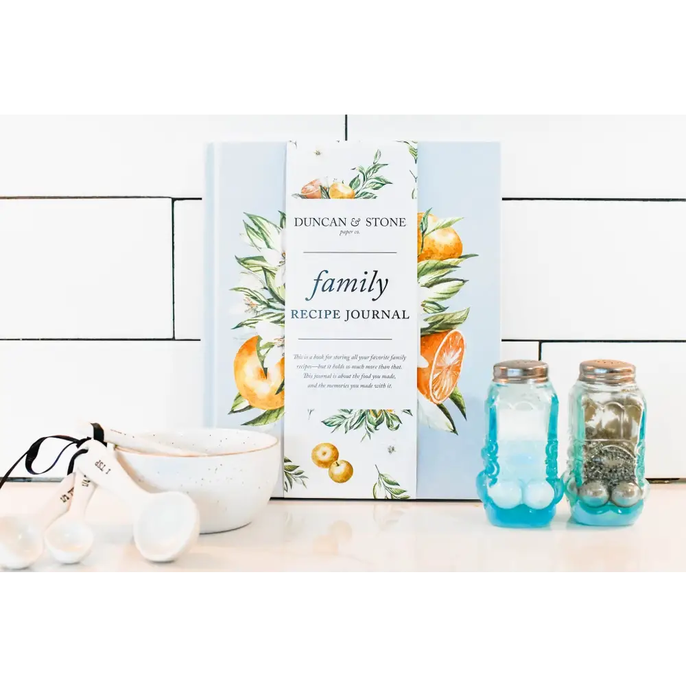 Family Recipe Book Journal