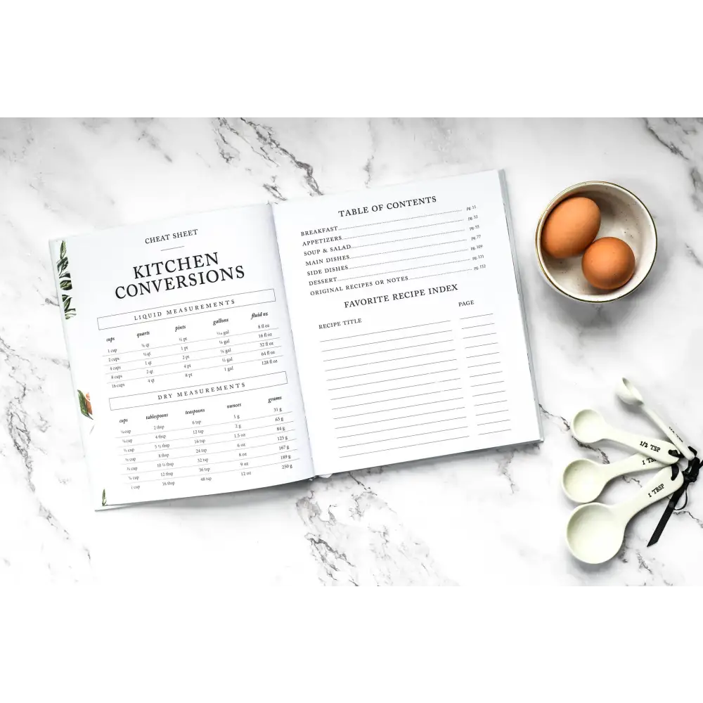 Family Recipe Book Journal