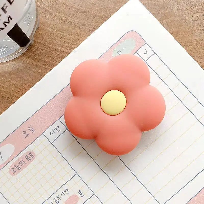 Flower Retractable Folding Mobile Phone Stand - Orange - Phone Stands