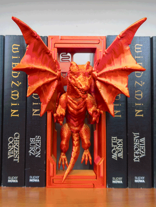 Flying Dragon: Adjustable Book Nook - Book Nook