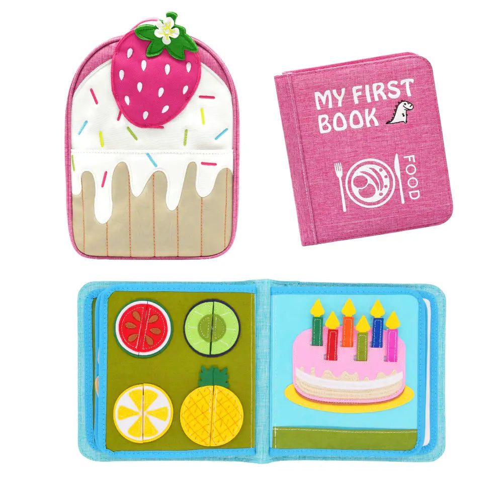 Food Busy Book Pink Baby Toys & Activity Equipment