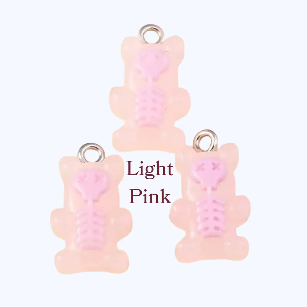 Gummy Bear Skeleton–USB-C Dust Plug Charm for Kindle Phones and Tablets - Pink - Accessories