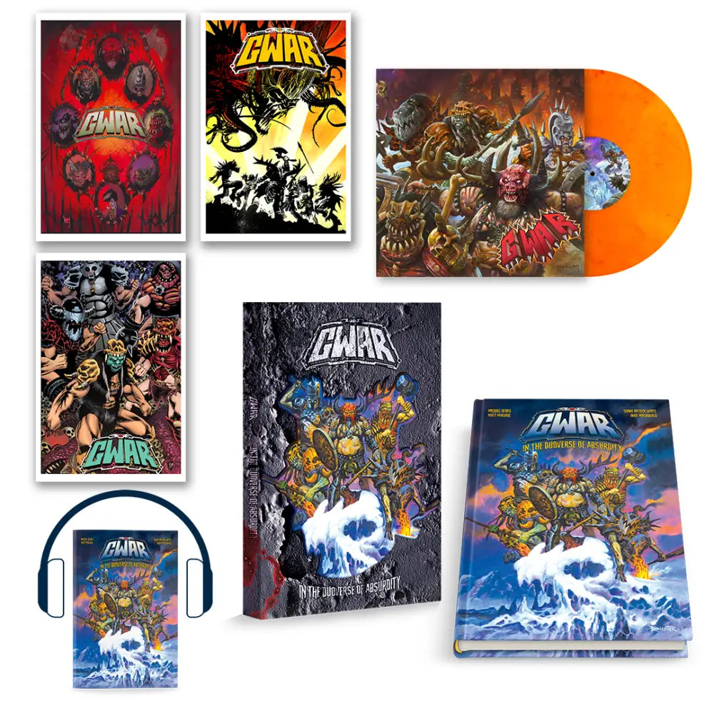 GWAR: In The Duoverse of Absurdity Deluxe Bundle Book Edition