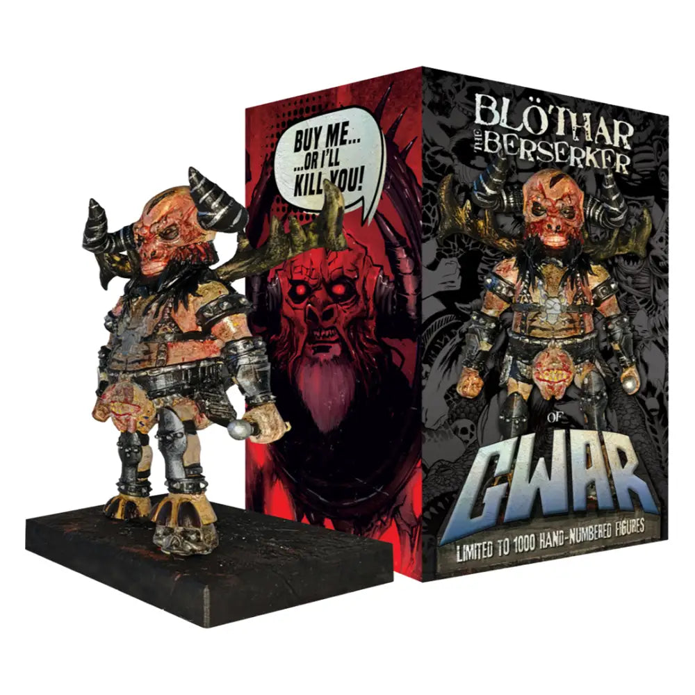 GWAR: ’The New Dark Ages’ Limited Edition LP + Blothar Bobblehead Vinyl