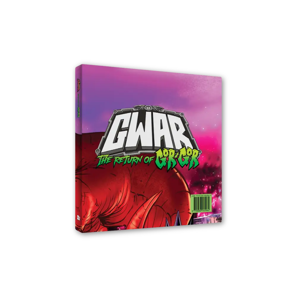 GWAR: ’The Return of Gor Gor’ Signed Platinum Edition Comic Book + Vinyl LP (Limited Edition Fruit Punch)