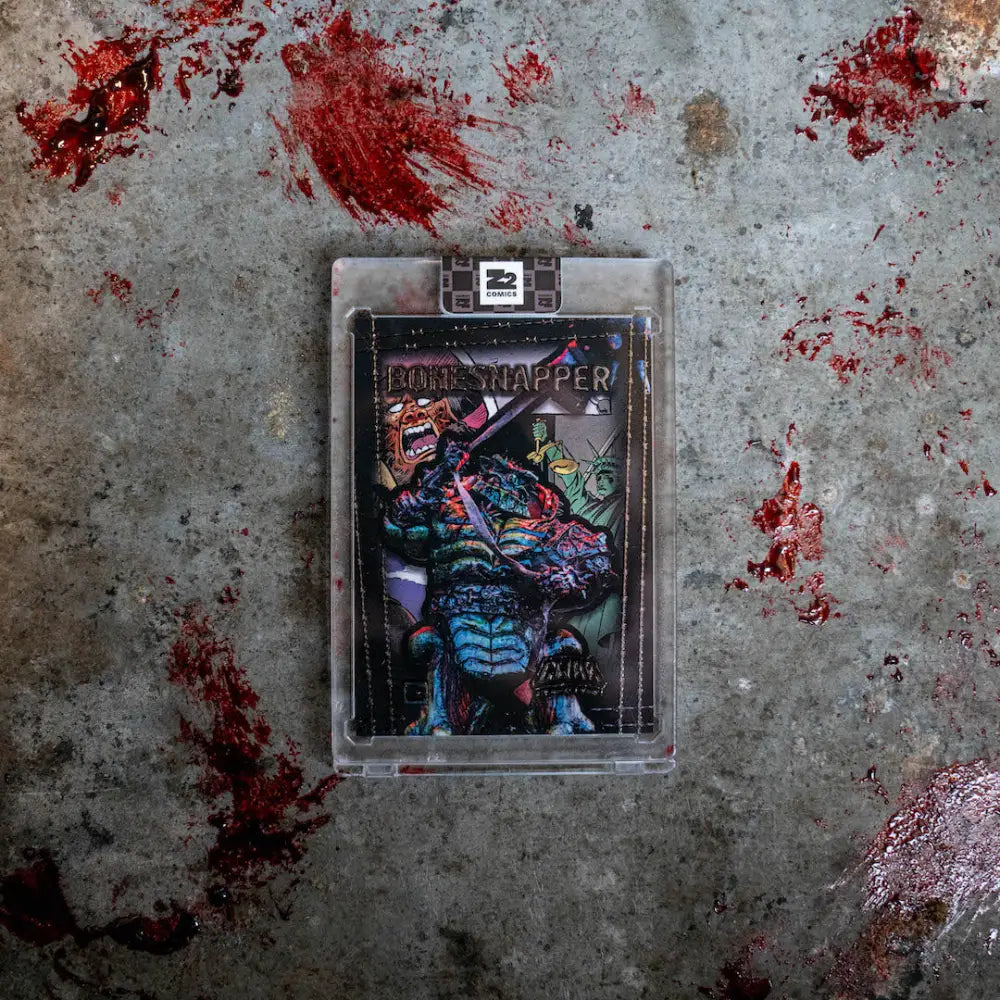 GWAR: Trading Card - BONESNAPPER - #’d to 99 - Book Edition