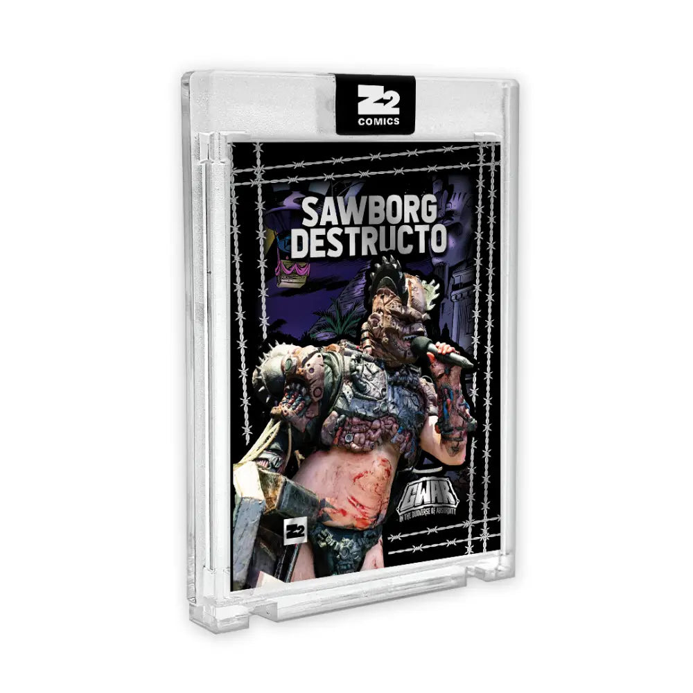 GWAR: Trading Card SAWBORG DESTRUCTO #’d to 99 Book Edition