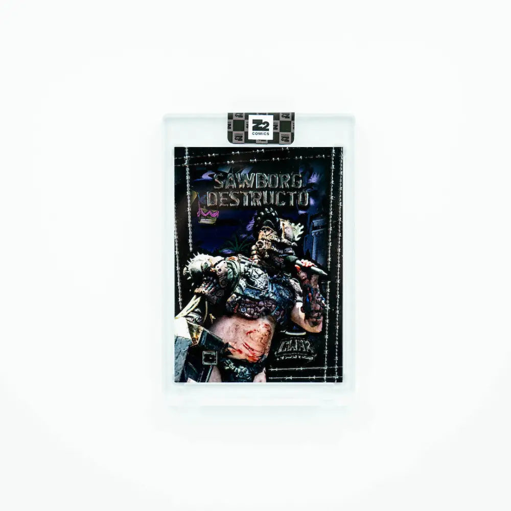 GWAR: Trading Card SAWBORG DESTRUCTO #’d to 99 Book Edition