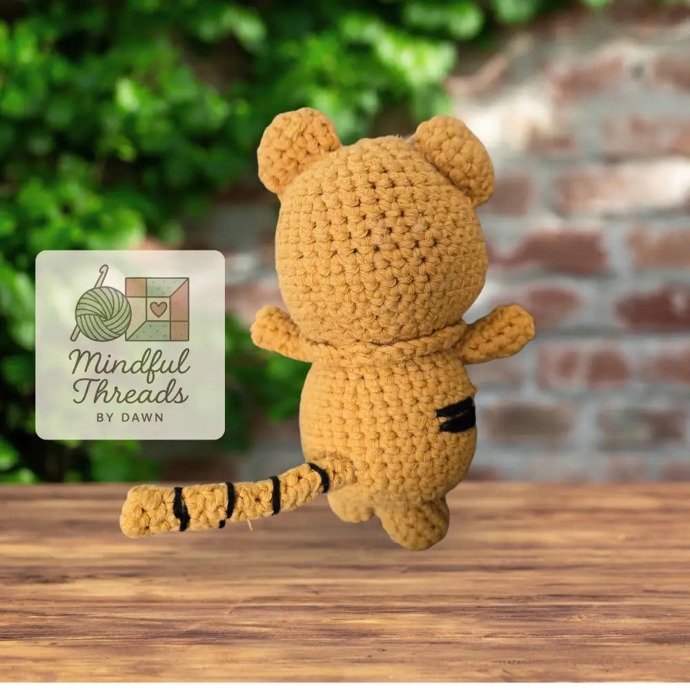 Handmade Amigurumi Tiger Crochet Plush - Crochet Plush