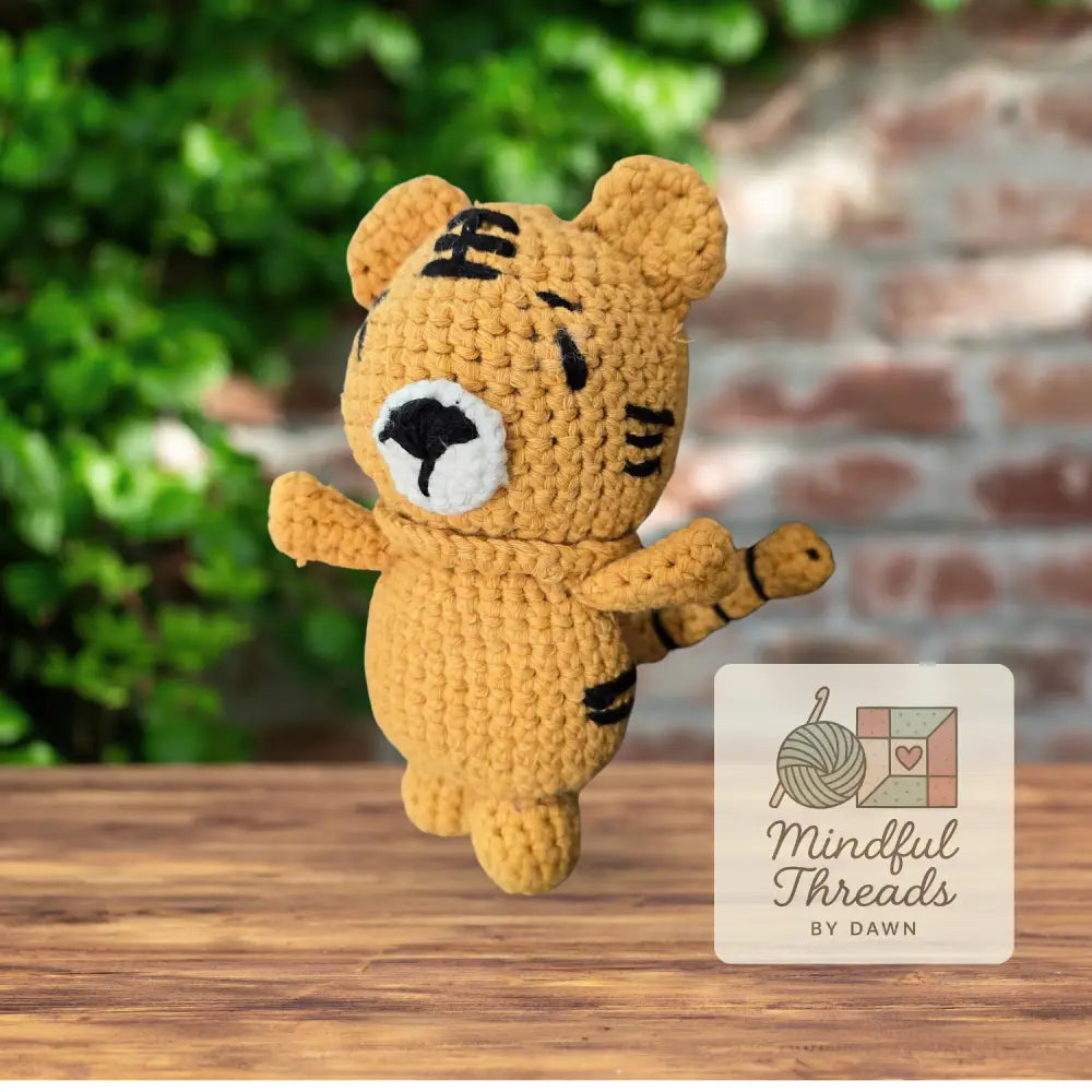 Handmade Amigurumi Tiger Crochet Plush - Crochet Plush