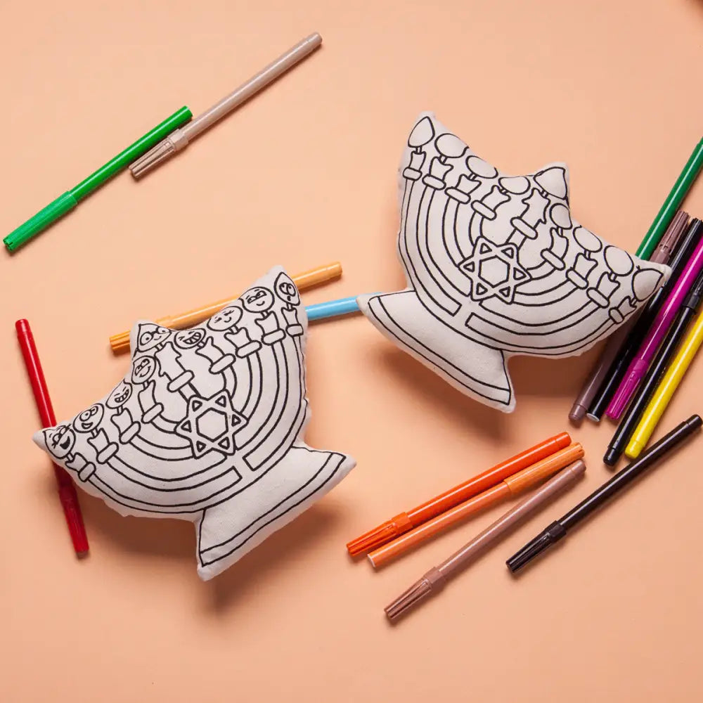 Hannukah Menorah for Coloring Holidays