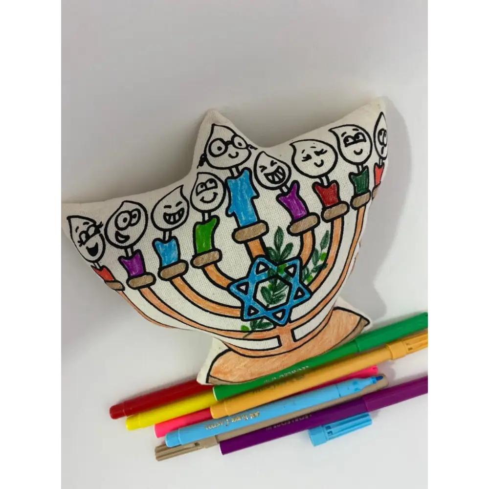 Hannukah Menorah for Coloring Holidays