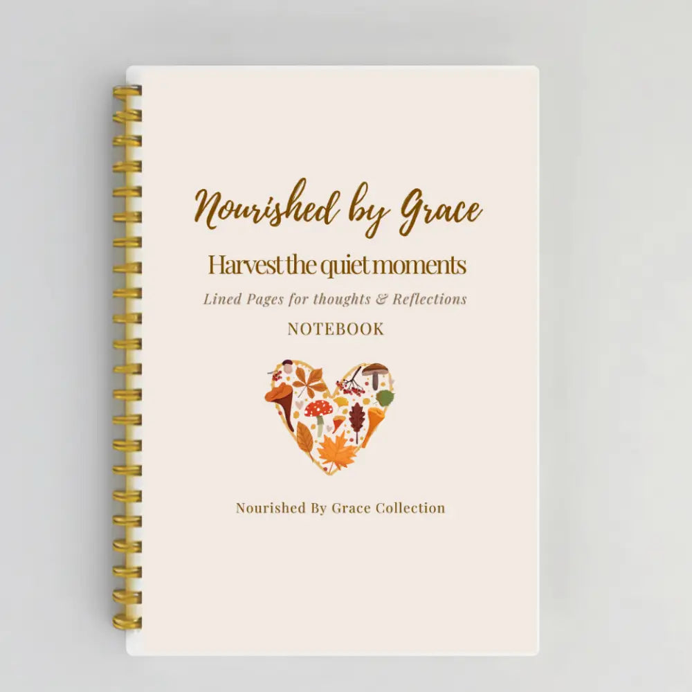 Harvest the Quiet Moments – Fall Faith Affirmation Notebook Paper products