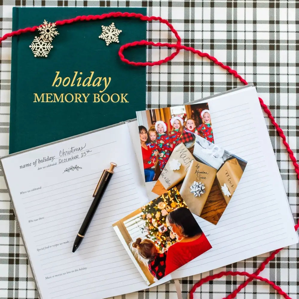 Holiday Memory Book & Family Keepsake Journal