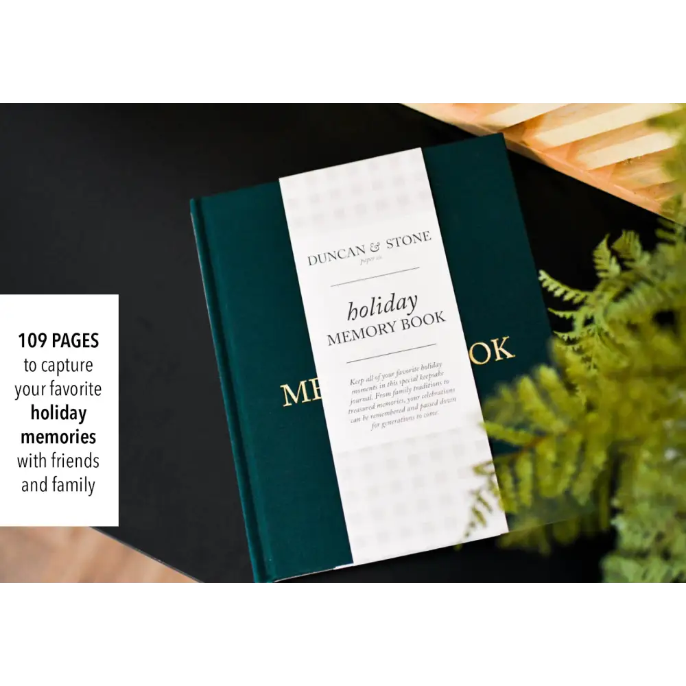 Holiday Memory Book & Family Keepsake Journal