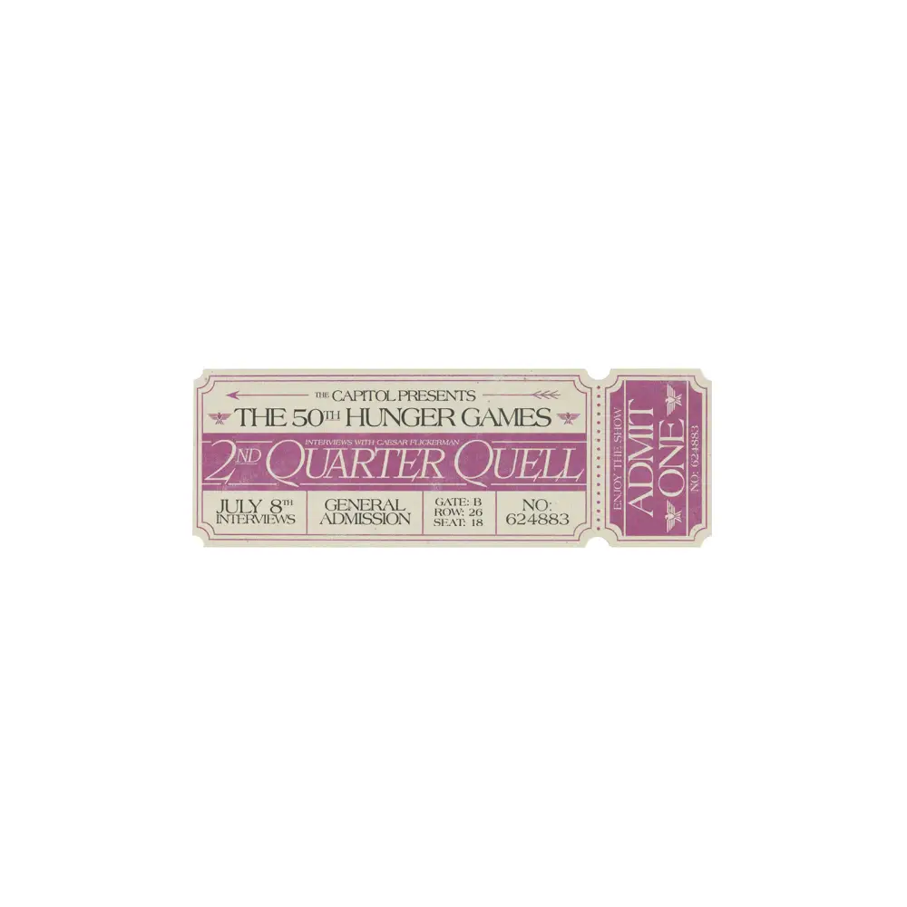 Hunger Games: Enjoy the Show bookmark - Bookmark