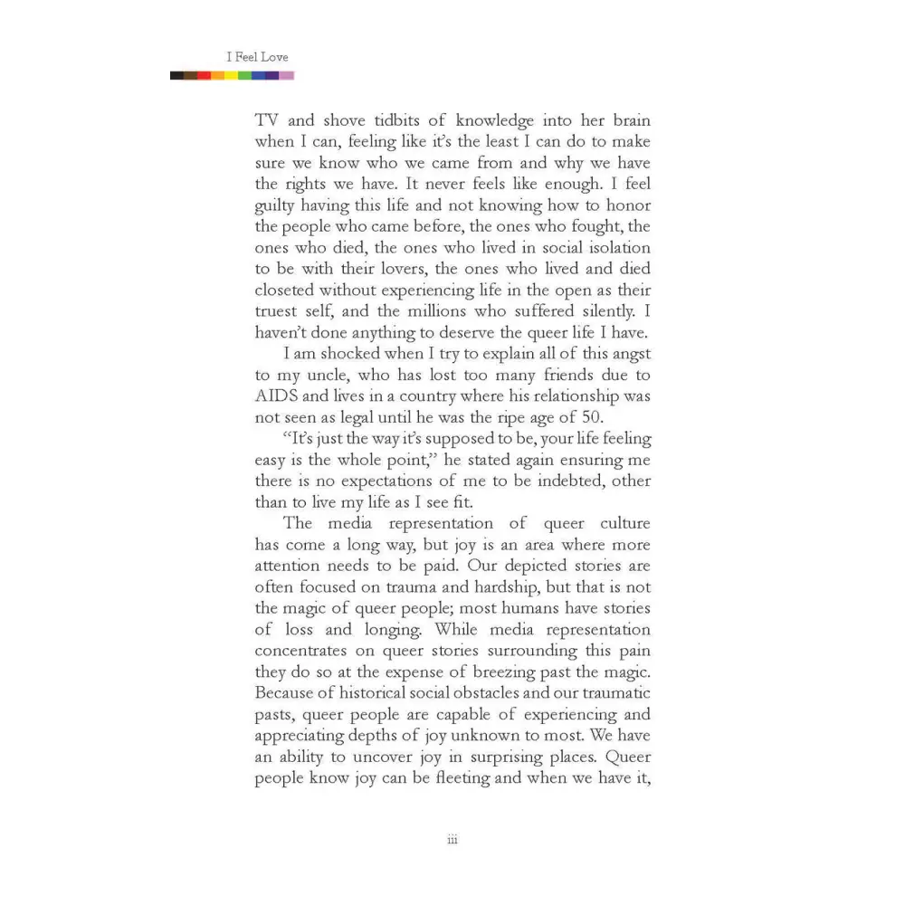 I Feel Love: Notes on Queer Joy Books