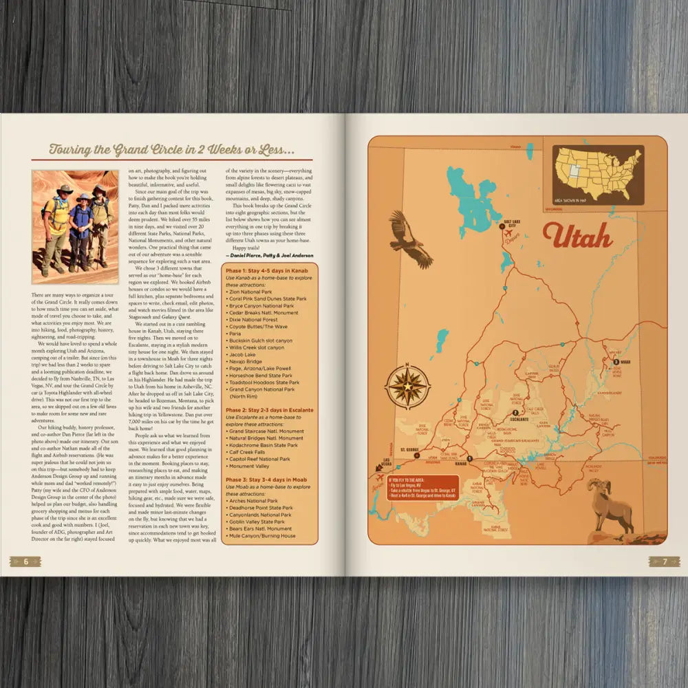 Illustrated Guide to the Grand Circle SOFT COVER Coffee Table Book (On Sale—Bargain!) Soft Cover Book Books and Gifts