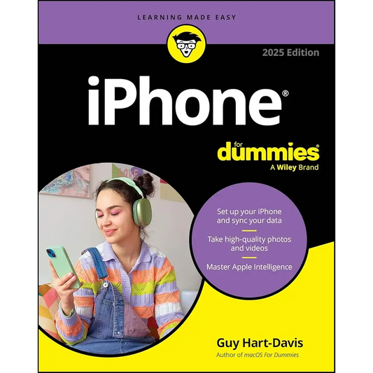 iPhone For Dummies 2025 Edition by Guy Hart-Davis - New Book