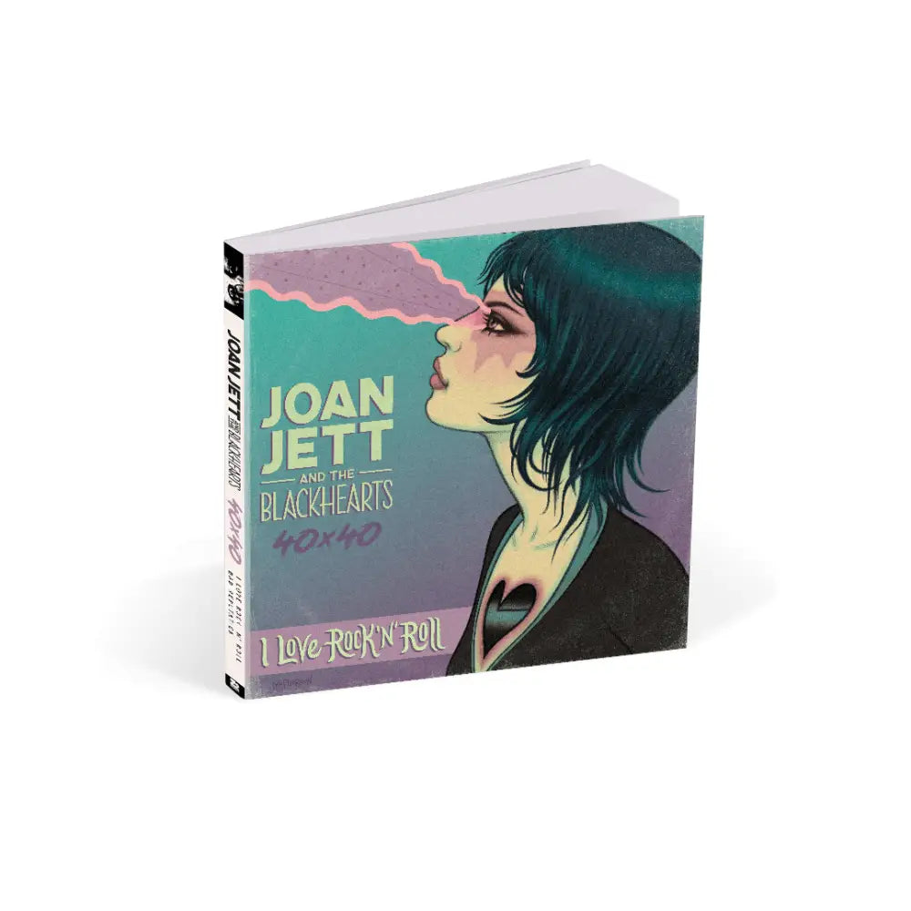 JOAN JETT & THE BLACKHEARTS - 40x40: Bad Reputation/I Love Rock ’n’ Roll - Hardcover Book - Book Vinyl Edition