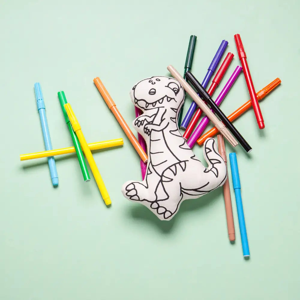 Kiboo Kids Jurassic Series: Kiboosaurs T Rex for Coloring and Creative Play Dinosaur for Coloring
