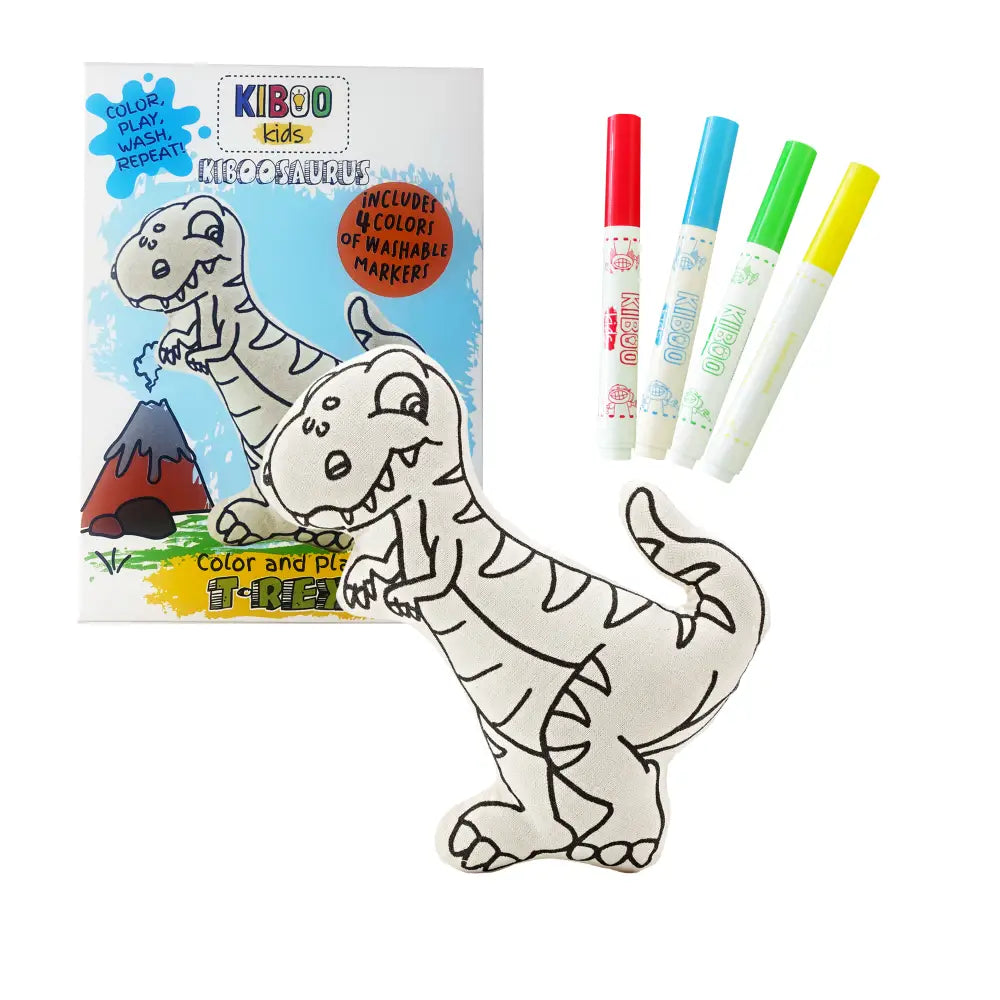Kiboo Kids Jurassic Series: Kiboosaurs T Rex for Coloring and Creative Play Dinosaur for Coloring