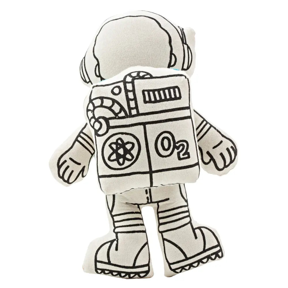 Kiboo Kids Space Explorer: Boy Astronaut Doll with Mini Space Pack Educational and Imaginative Play Toy Color and Play