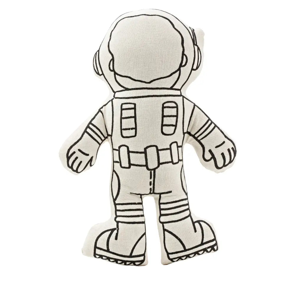 Kiboo Kids Space Explorer: Boy Astronaut Doll with Mini Space Pack Educational and Imaginative Play Toy Color and Play
