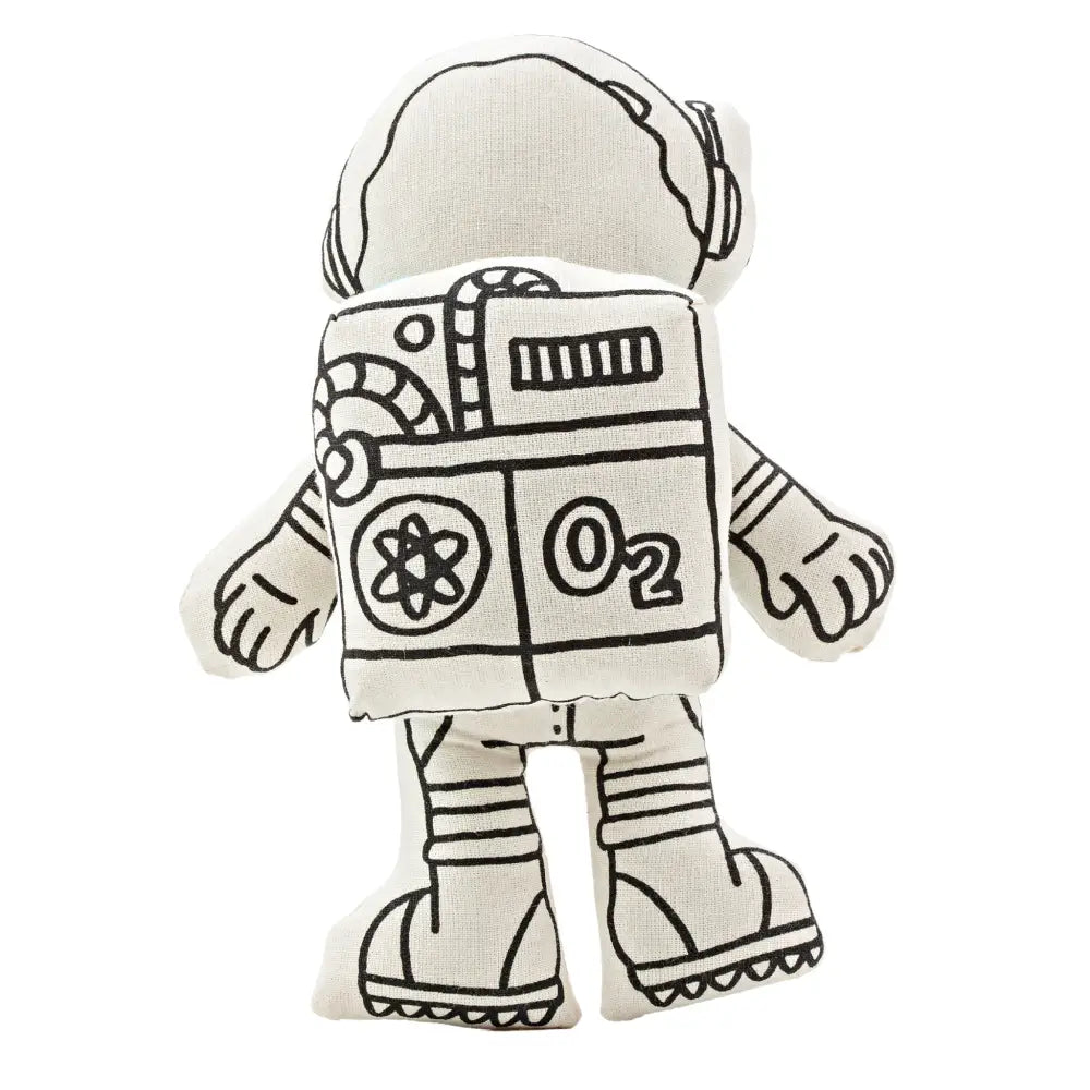 Kiboo Kids Space Explorer: Girl Astronaut Doll with Mini Space Pack Educational and Imaginative Play Toy Color and Play