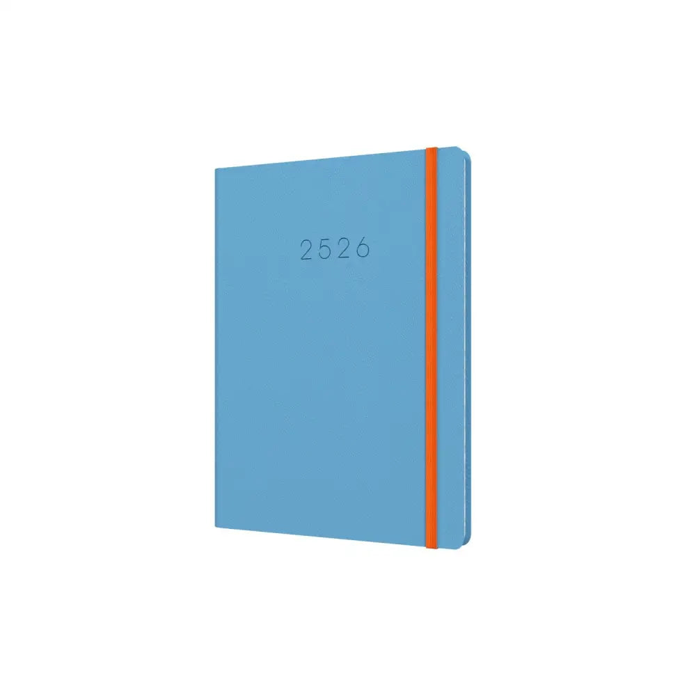 Legacy A5 Week to View Mid/Academic Year Planner 2025 2026 Blue Fashion Diaries
