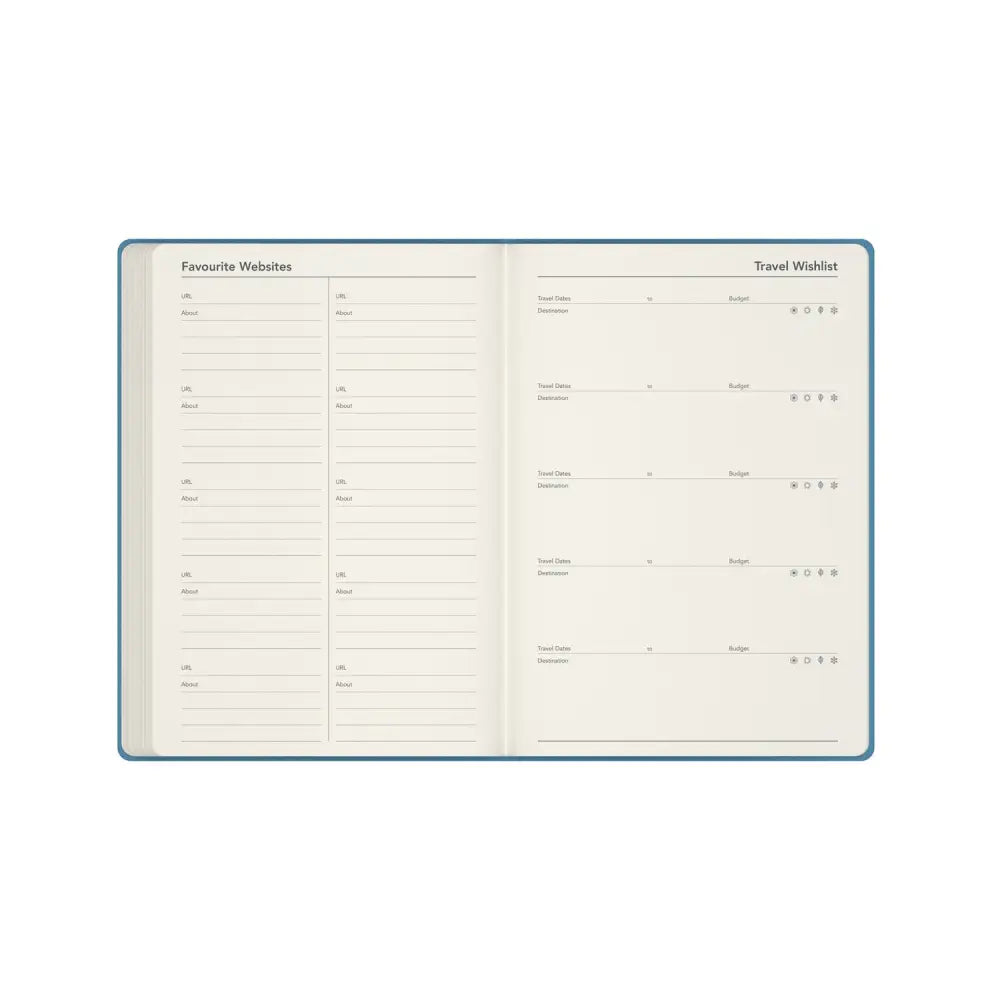 Legacy A5 Week to View Mid/Academic Year Planner 2025 2026 Fashion Diaries
