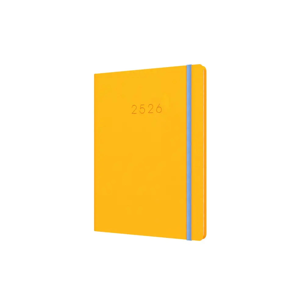 Legacy A5 Week to View Mid/Academic Year Planner 2025 2026 Yellow Fashion Diaries