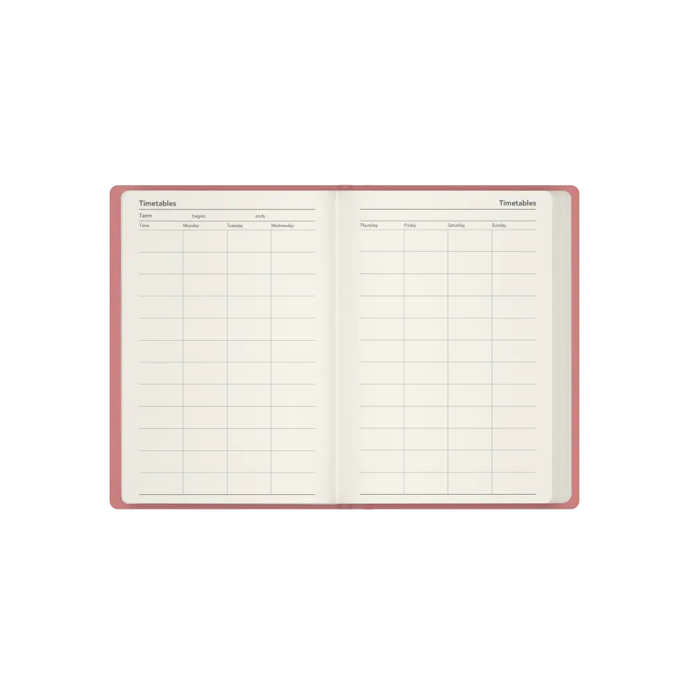 Legacy A6 Week to View Mid/Academic Year Diary Planner 2025 2026 Fashion Diaries