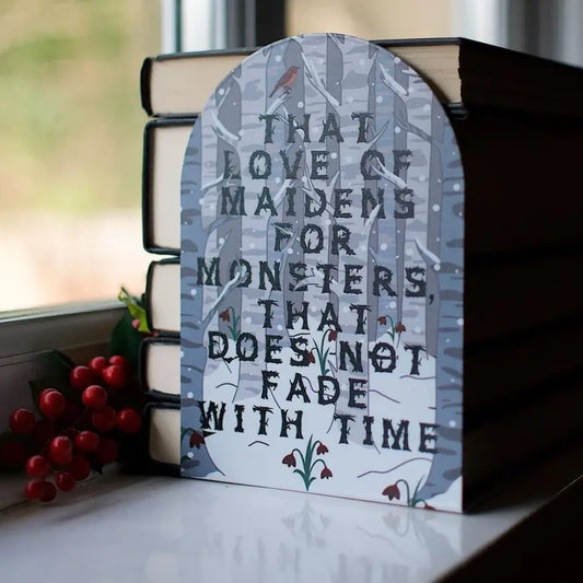 Love of Maidens for Monsters Bookend - Bookend