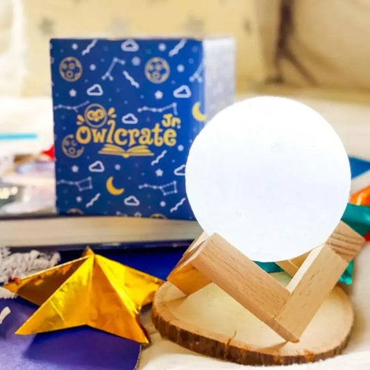 Lunar Lamp - Exclusive 3D Printed LED Lamp and Stand - Home Decor