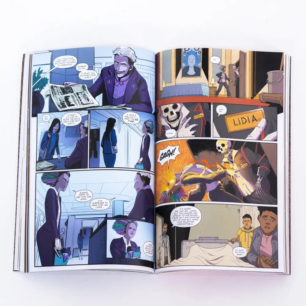 Machine Gun Kelly’s Hotel Diablo Graphic Novel Deluxe Book Book Vinyl Edition