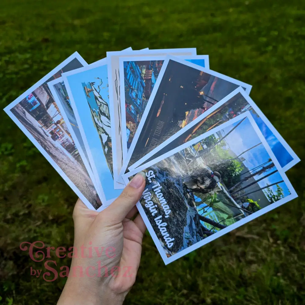 Michigan Can Postcard – Fun Great Lakes Illustration – Original Postcard by Creative By Sanchez - Postcard