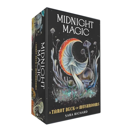 Midnight Magic: A Tarot Deck of Mushrooms by Sara Richard - Tarot