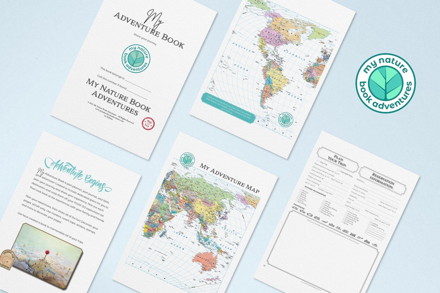 My Adventure Book - Adventure Planning Journal