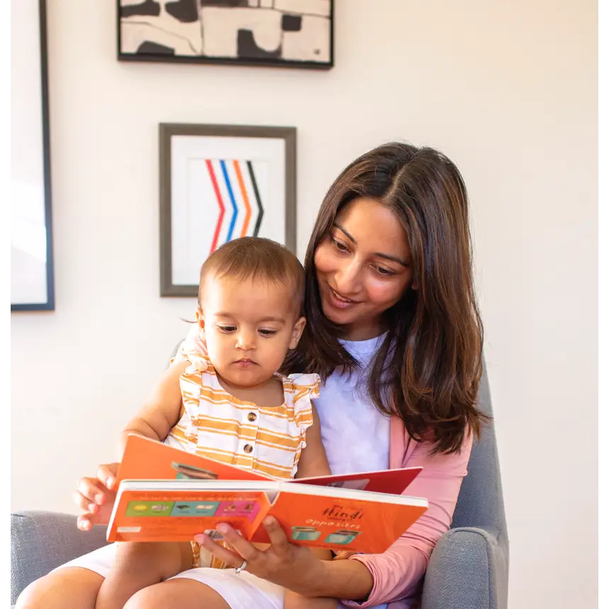 My First Hindi Words! - Opposites (Board Book) - Book