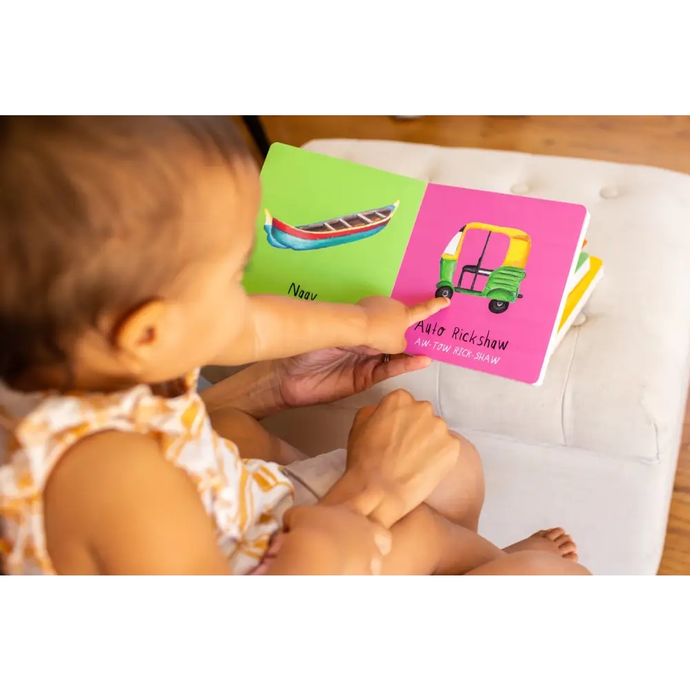 My First Hindi Words! - Things That Go! (Board Book) - Book