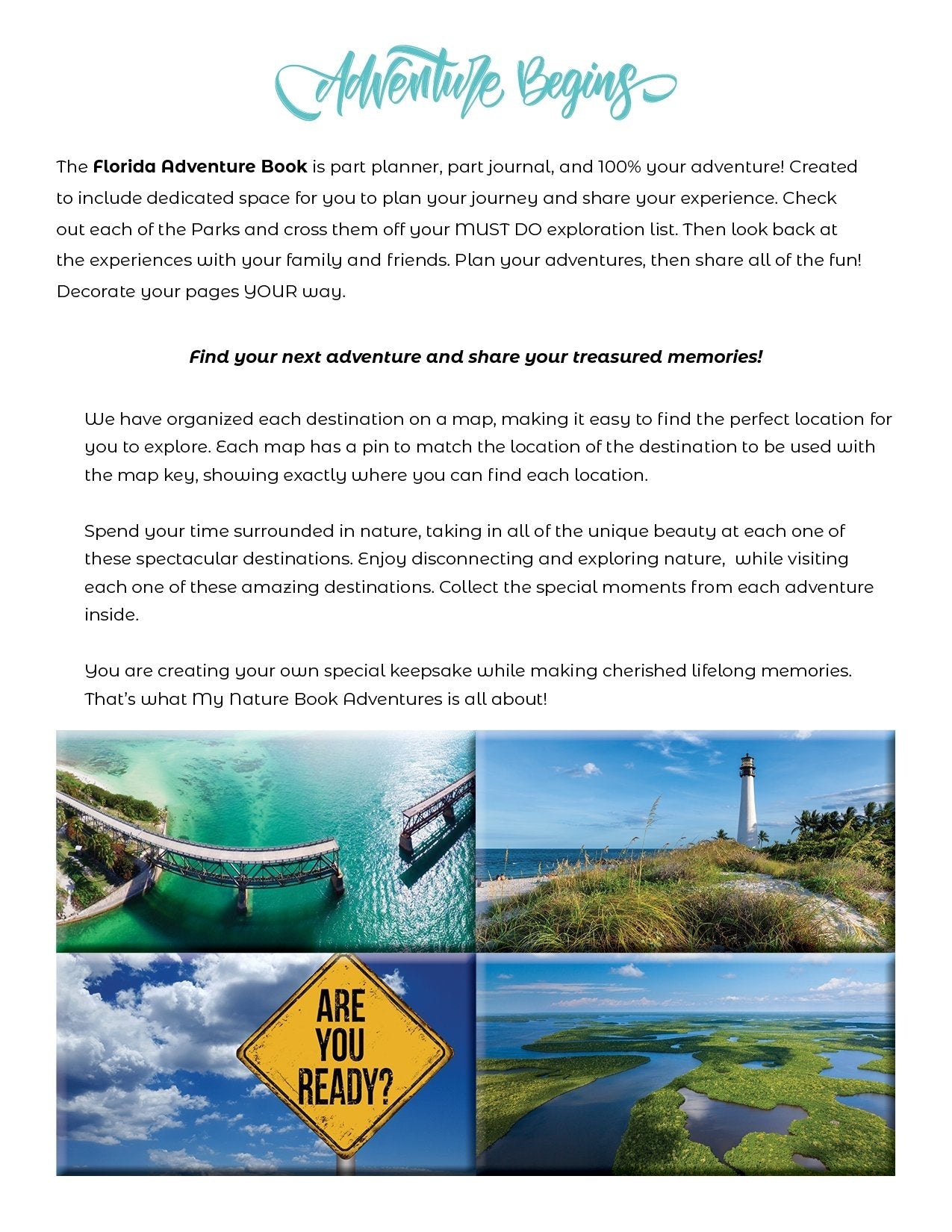 NEW - Florida Adventure Book