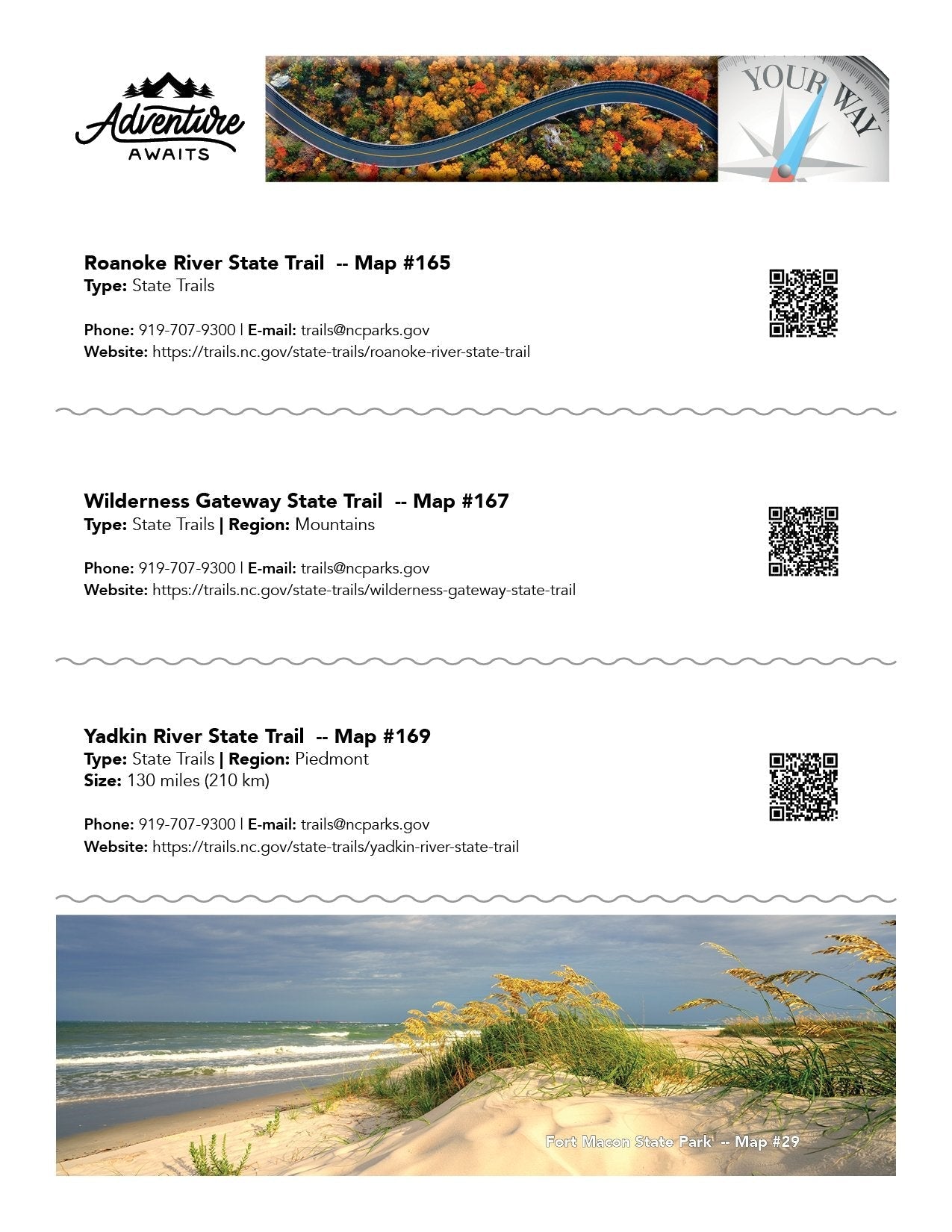 NEW - North Carolina Adventure Book